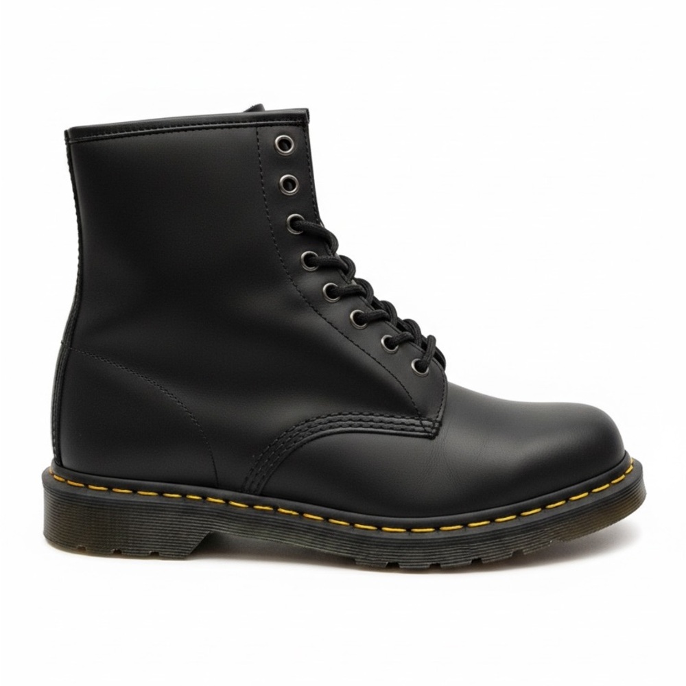 Dr. Martens Black Leather Men's Boots